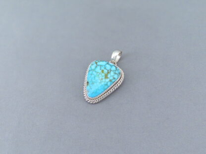Blue Pendant with Kingman Turquoise by Artie Yellowhorse
