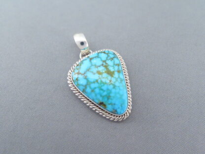 Blue Pendant with Kingman Turquoise by Artie Yellowhorse