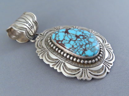 Egyptian Turquoise Pendant by Arnold Blackgoat