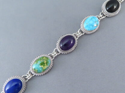 Multi-Color Link Bracelet by Artie Yellowhorse