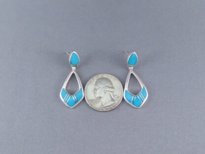 Turquoise Inlay Earrings