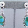Turquoise Earrings by Artie Yellowhorse (Sonoran Gold Turquoise)