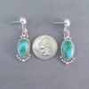 Turquoise Earrings by Artie Yellowhorse (Sonoran Gold Turquoise)