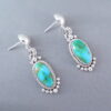 Turquoise Earrings by Artie Yellowhorse (Sonoran Gold Turquoise)
