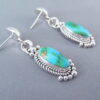 Turquoise Earrings by Artie Yellowhorse (Sonoran Gold Turquoise)