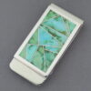 Money Clip with Turquoise