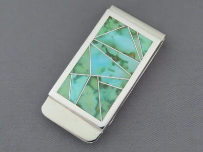 Money Clip with Turquoise