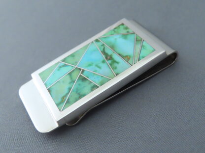 Money Clip with Turquoise