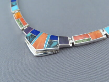 Inlaid Multi-Color Necklace