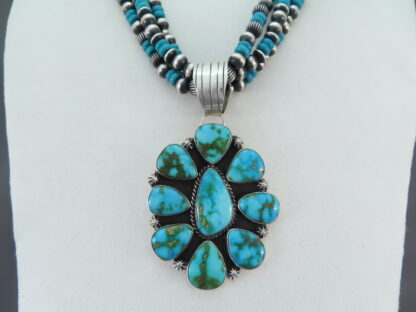 Sonoran Gold Turquoise Pendant Necklace