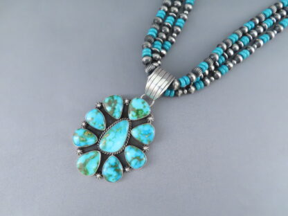 Sonoran Gold Turquoise Pendant Necklace