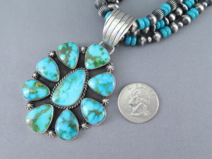 Sonoran Gold Turquoise Pendant Necklace