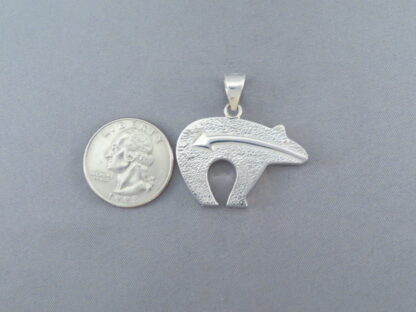 Lapis & Opal Inlay BEAR Pendant