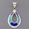 Inlaid Multi-Stone Pendant
