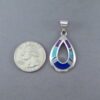 Inlaid Multi-Stone Pendant