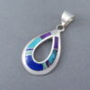 Inlaid Multi-Stone Pendant