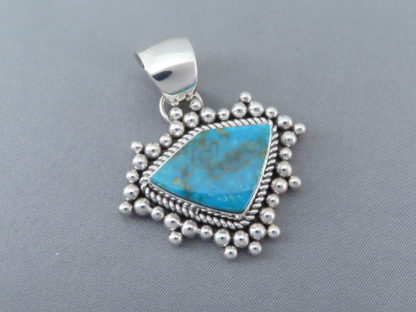 Mineral Park Turquoise Pendant – Artie Yellowhorse Jewelry