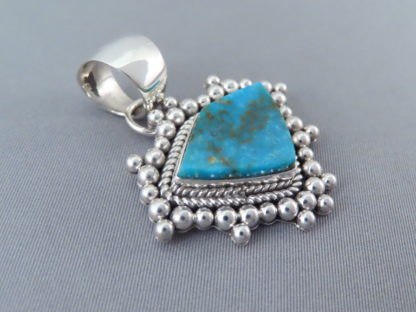 Mineral Park Turquoise Pendant – Artie Yellowhorse Jewelry