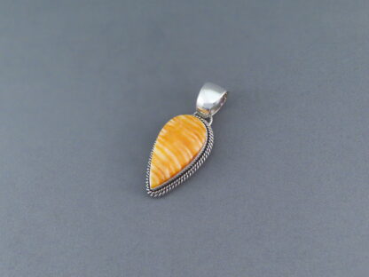 Spiny Oyster Shell Drop Pendant by Artie Yellowhorse