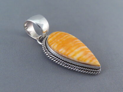 Spiny Oyster Shell Drop Pendant by Artie Yellowhorse