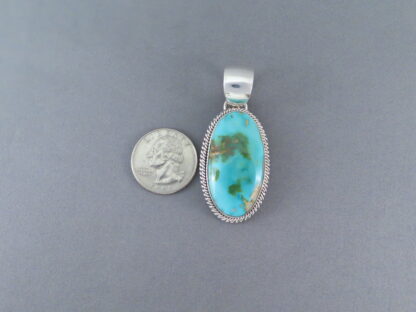Sonoran Gold Turquoise Pendant by Artie Yellowhorse