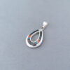 Black Jade & Opal & Turquoise Inlay Pendant