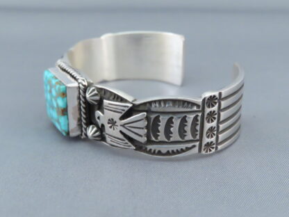 Thunderbird Bracelet with Turquoise by Andy Cadman