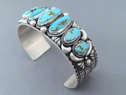 Kingman Turquoise Sterling Silver Cuff Bracelet