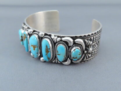 Kingman Turquoise Sterling Silver Cuff Bracelet