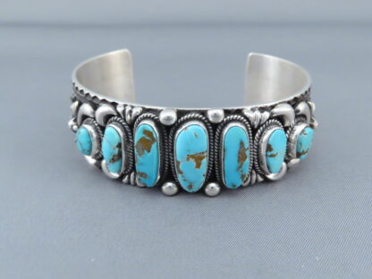 Kingman Turquoise Sterling Silver Cuff Bracelet