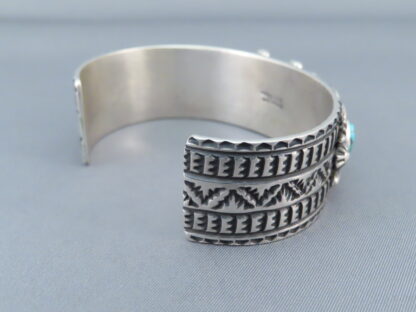 Kingman Turquoise Sterling Silver Cuff Bracelet