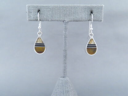 Multi-Stone Inlay Earrings – Teardrops