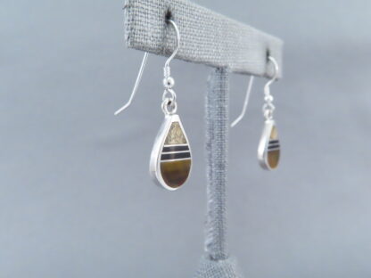 Multi-Stone Inlay Earrings – Teardrops