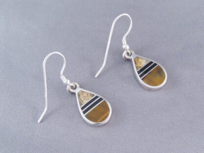 Multi-Stone Inlay Earrings – Teardrops