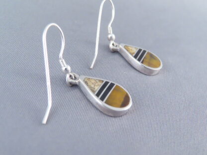 Multi-Stone Inlay Earrings – Teardrops