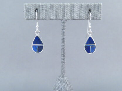 Lapis Inlay ‘Teardrop’ Earrings