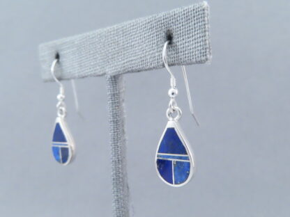 Lapis Inlay ‘Teardrop’ Earrings