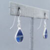 Lapis Inlay ‘Teardrop’ Earrings