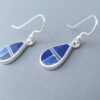 Lapis Inlay ‘Teardrop’ Earrings
