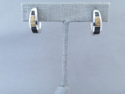 Multi-Stone Inlay Earrings (Smaller ‘Huggies’)