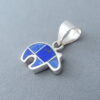 Small Lapis Inlay Bear Pendant