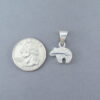 Small Lapis Inlay Bear Pendant