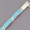 Turquoise Inlay Link Bracelet
