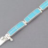 Turquoise Inlay Link Bracelet