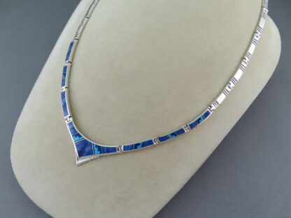 Lapis & Opal Inlay Necklace