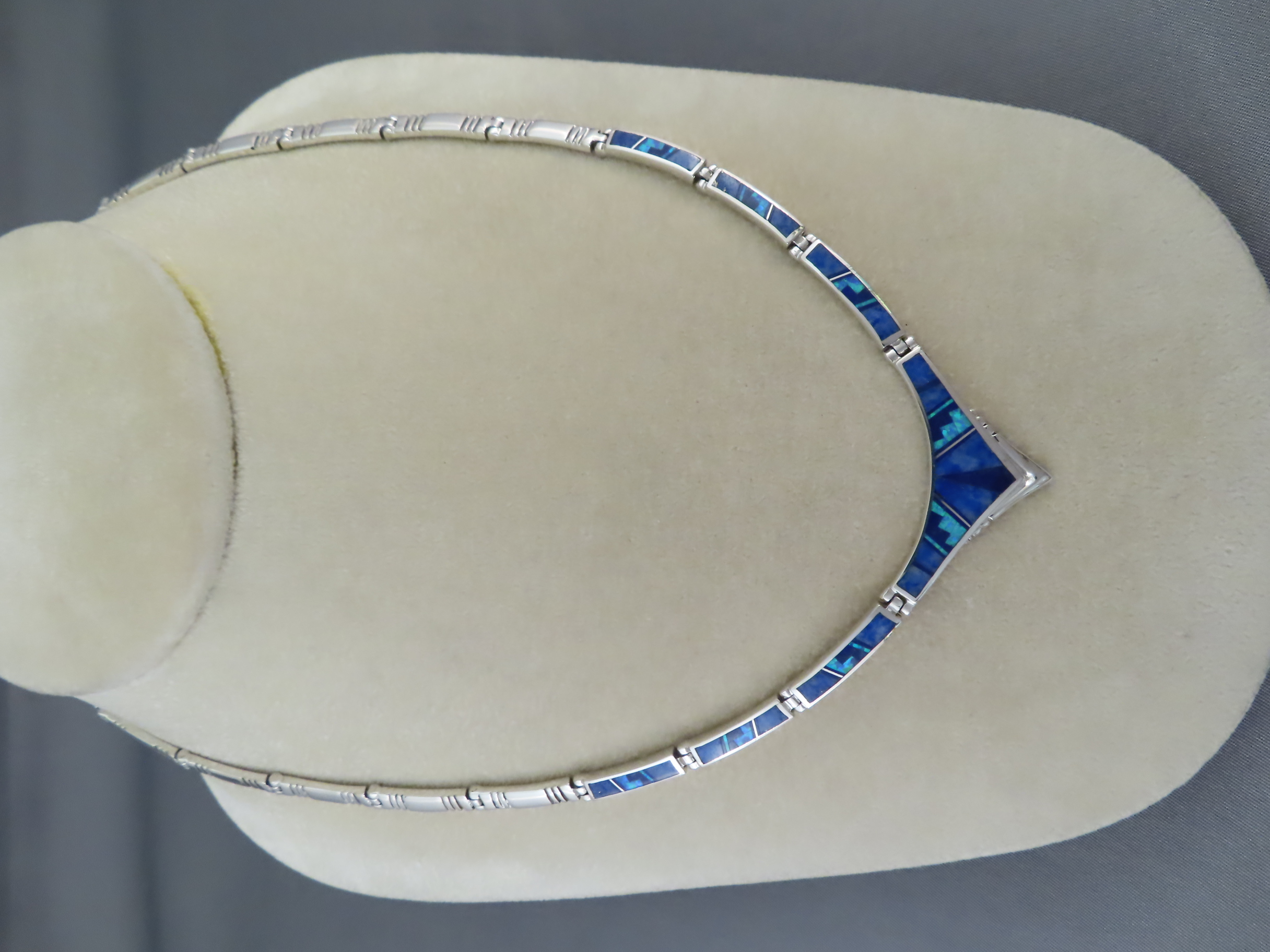 Lapis & Opal Inlay Necklace