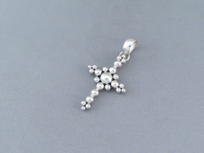 Sterling Silver Cross Pendant by Artie Yellowhorse