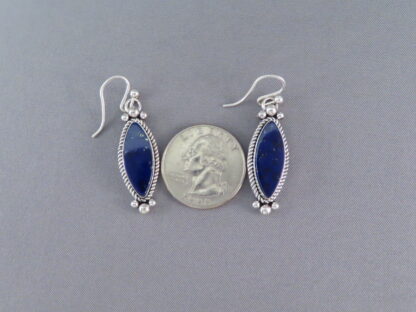 Sterling Silver & Lapis Earrings by Artie Yellowhorse