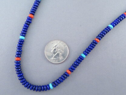 Lapis Necklace by Desiree Yellowhorse (22″ – 24″)