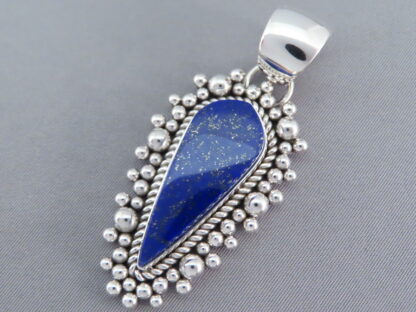 Lapis & Sterling Silver Pendant by Artie Yellowhorse